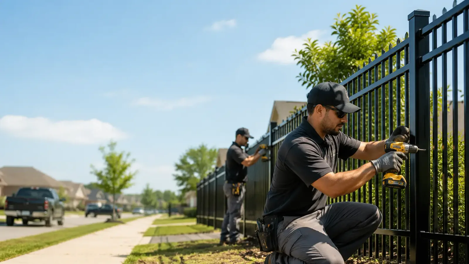 Metal Fence Installation in Plattsburgh, NY